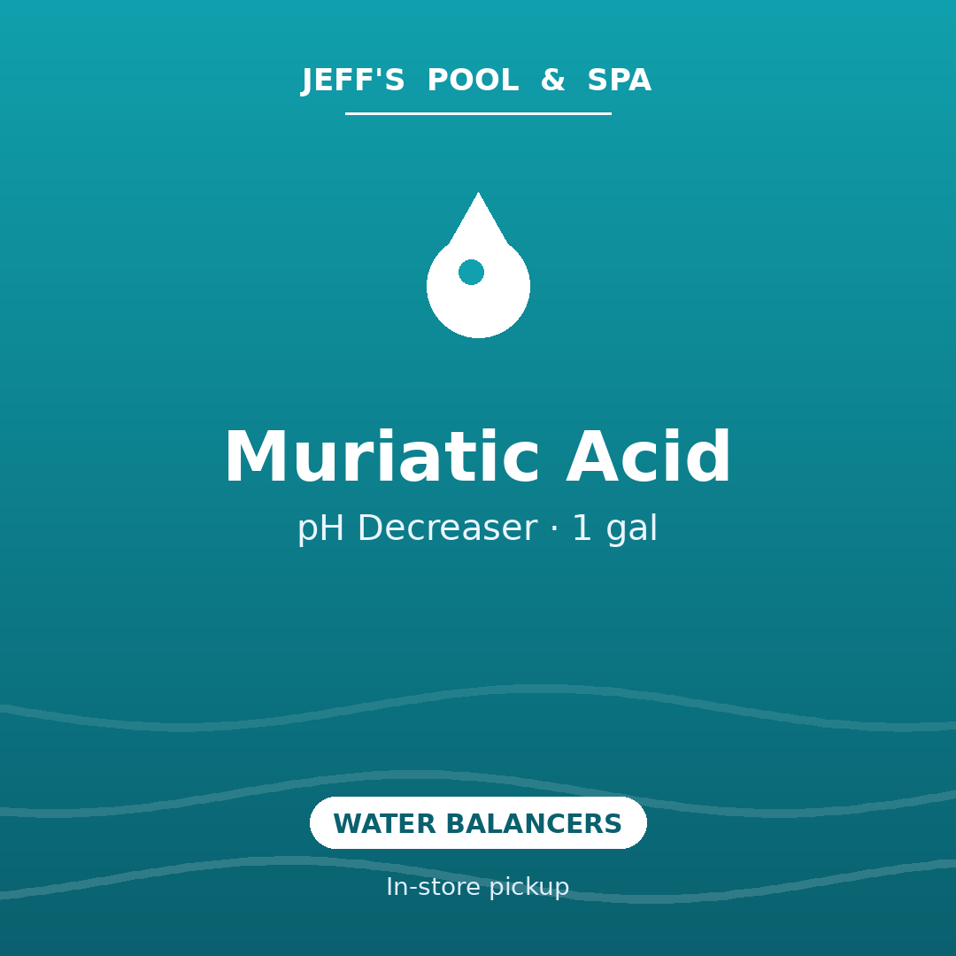Muriatic Acid pH Decreaser