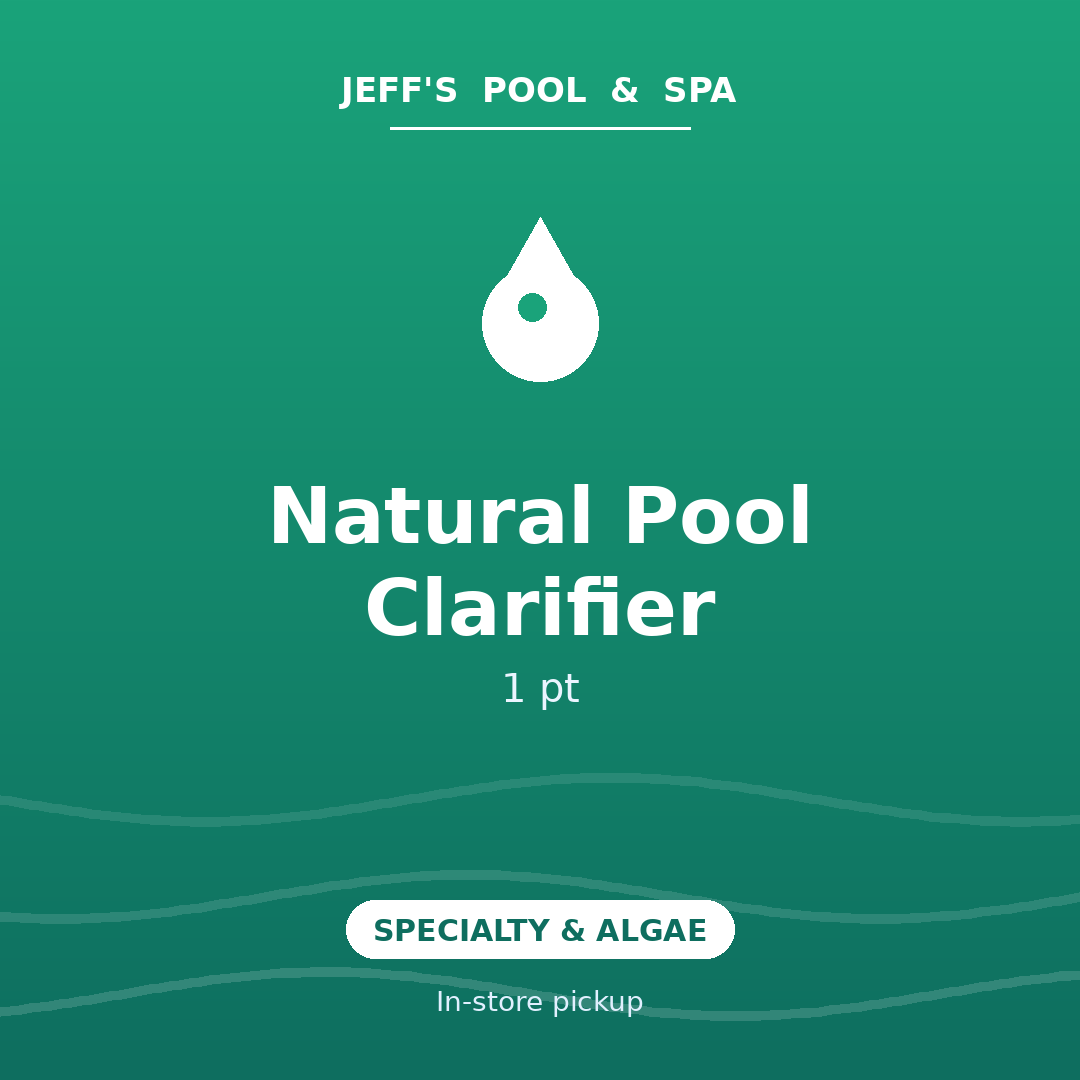 Natural Pool Clarifier