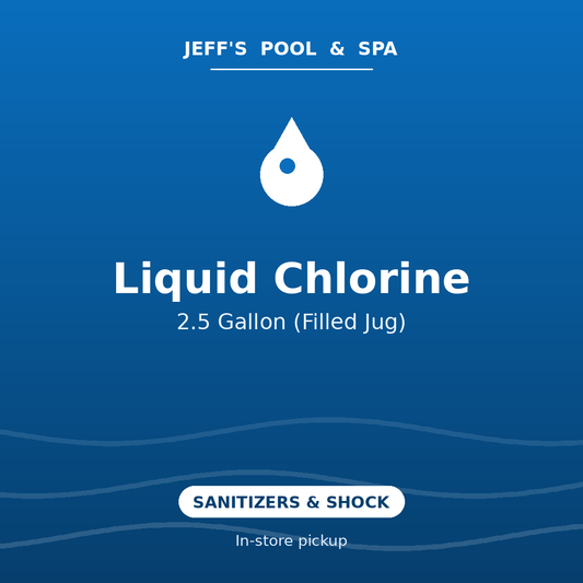 Liquid Chlorine 2.5 Gallon